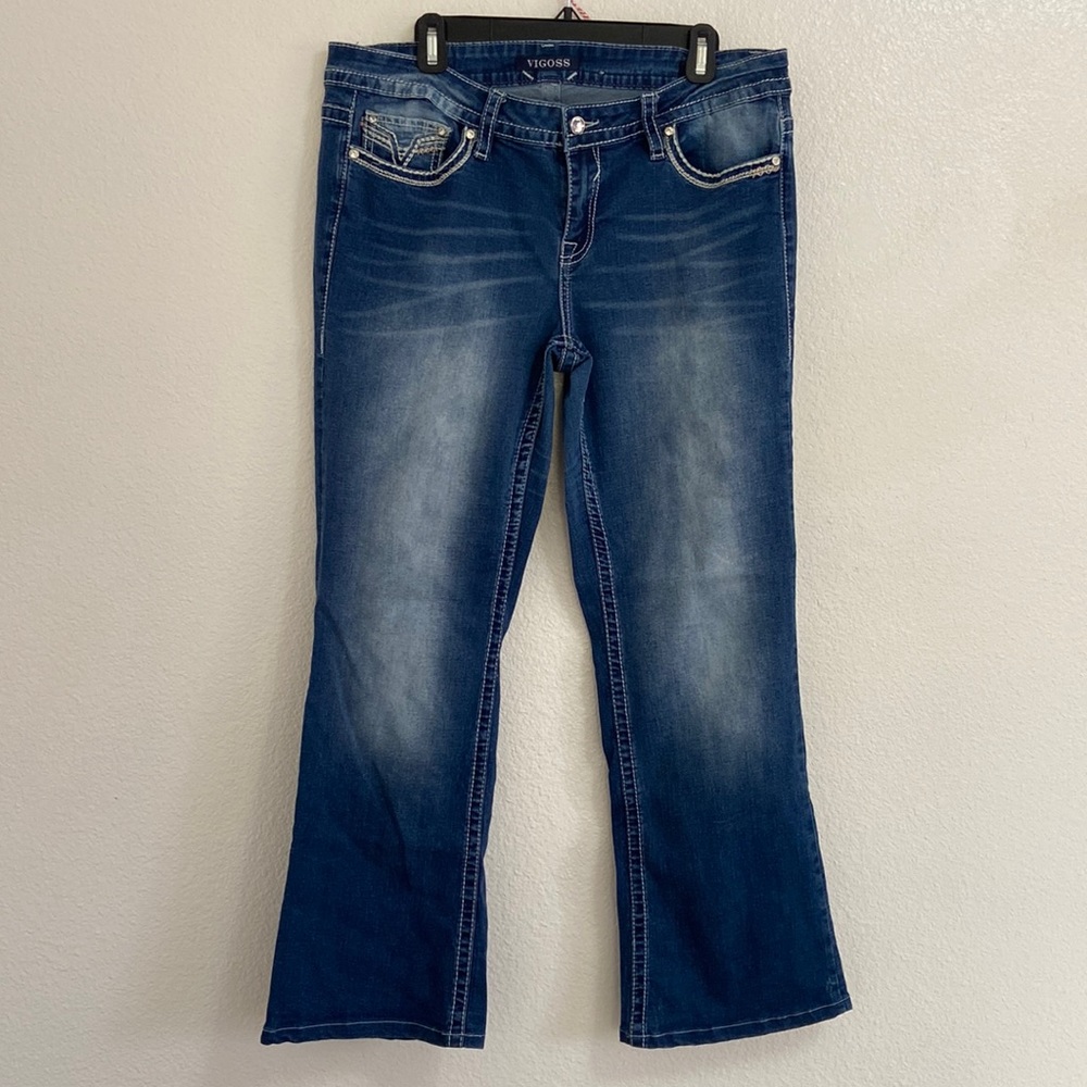 Vigoss Jeans, Heritage Boot Cut. Size 14